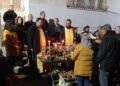 Осветени и запалени коледарските огнови во Гевгелија