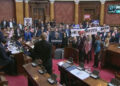 Тепачка во Парламентот на Србија