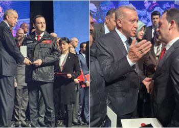Ердоган им додели Висок државен медал на спасувачите од Македонија