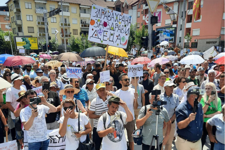 Протест против отварање на рудници одржан во Струмица