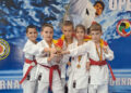 Пет медали за малите каратисти од КК „Дојран“ на Меѓународен WKF турнир во Романија