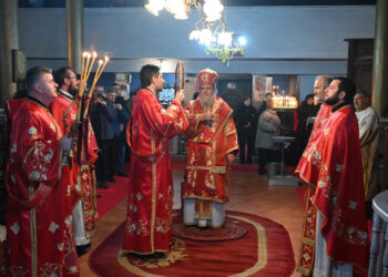 Третиот ден Божиќ одбележан во црквата „Св. Атанасиј“ во Негорци, гевгелиско