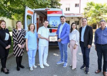 Донирано возило за Итна помош на Општата болница во Гевгелија од „Новоматик Македонија“