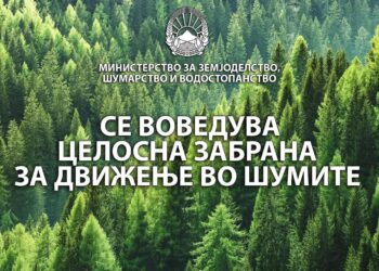 Од денеска – Целосна ЗАБРАНА за движење во шумите