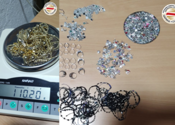 На ГП „Богородица“ запленет 1,8 kg накит вреден над 500.000 денари