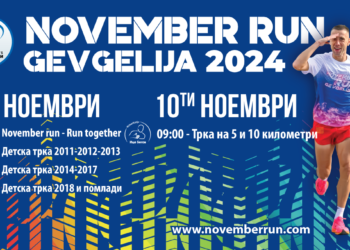 ВИДЕО: Патека на движење на „November Run Gevgelija“