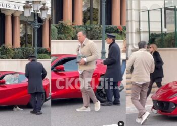 ВИДЕО:  Сашо Мијалков снимен со црвено „Ферари“ во Монако