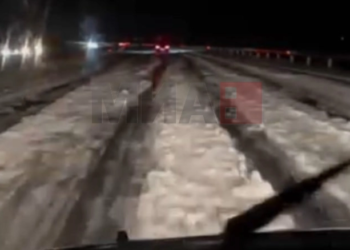 ВИДЕО: Големо невреме го обеле со град патот Штип-Миладиновци