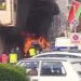 ВИДЕО: Пожар во близина на Клинички центар во Скопје