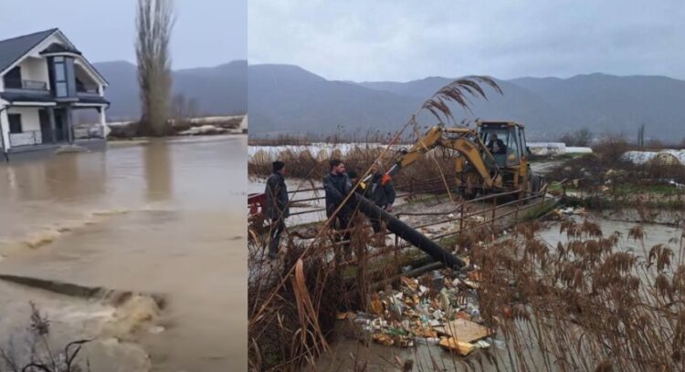 Поплави во Струмичко, реката Тркања однесе 120 овци и 100 јагниња