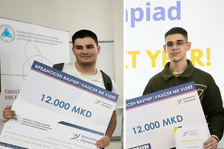 Стефан Младеновски – Двократен Државен ПРВАК по Економска Олимпијада 2025 и 2026