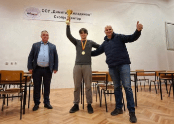 Кристијан Кавазов од Гевгелија – Државен првак во шах У-16