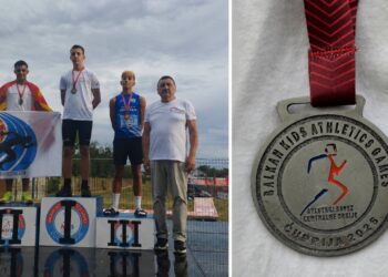 Антонио Каракабаков – Двоен ВИЦЕШАМПИОН на “BALKAN ATHLETICS KIDS GAMES 2026”