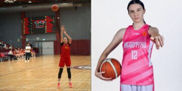 Гевгеличанката Сара Митановска во составот на јуниорската репрезентација на Македонија за ЕП