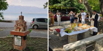 ФОТО: Oдбележан празникот Успение на Св.Богородица во Дојран