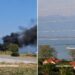 ВИДЕО: Пожар во Дојран, Дојранското езеро ги полни ер-тракторите на ДЗС