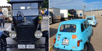 Возило „Форд Т“ од 1923 претставено на изложба на олдтајмери, меѓу нив и славното „РЕНО 4“ од Стојаково